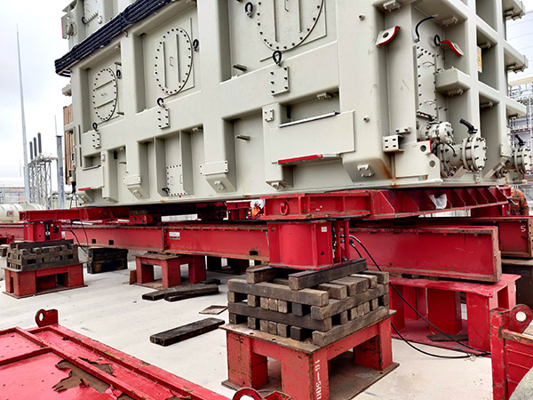 Jacking and skidding Jacking and skidding